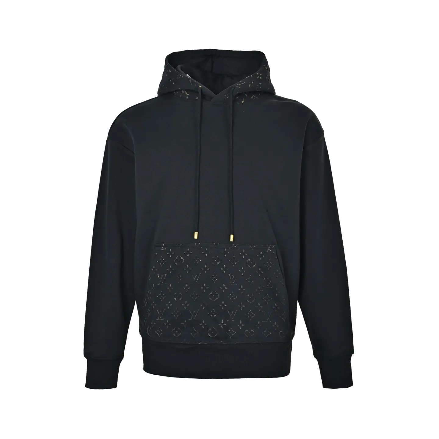 Louis Vuitton/Louis Vuitton presbyopic embossed hooded sweatshirt
